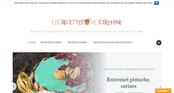 Desktop Screenshot of lesrecettesdejosephine.com